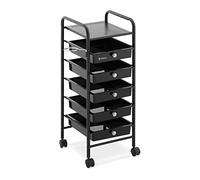 physa PHYSA-RR-14 Carrello per parrucchiere 10 kg 5 Cassetti 330 x 320 mm supporto per asciugacapelli