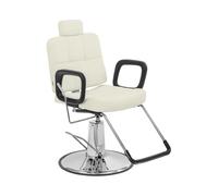 physa Poltrona da parrucchiere Keswick con poggiatesta e poggiapiedi - Altezza 52 - 64 cm - 150 kg - Beige PHYSA KESWICK BEIGE