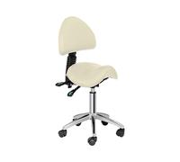 physa Sgabello a sella - a rotelle - 550 - 690 mm - 150 kg - Beige PHYSA BERLIN BEIGE