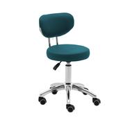 physa Sgabello con schienale - 46 - 60 cm - 150 kg - Turchese ASCONA TURQUOISE