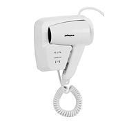Physa SICCO Asciugacapelli da Parete Fon per Hotel (1.200 W ECO, Temperatura dell'aria max. 58 °C, Velocità del getto d'aria 15 m/s, con Attacco per il rasoio)