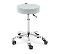 Physa Worcester Pistachio - Sgabello a rotelle, altezza 53-71 cm, altezza regolabile
