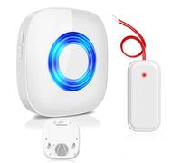 PHYSEN Inoltro del segnale radio alimentato a batteria, set di trasmissione del campanello, adatto solo per sistemi di campanello con alimentazione normale, per amplificare il segnale dei campanelli