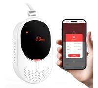 PHYSEN Rilevatore di Gas e Monossido di Carbonio WiFi, Monitoraggio App Smart Life, Certificazione EN50291 e EN50194, Rivelatore di Gas Combustibile per Metano e CO per Cucina, Locale, Caldaia, Garage