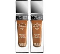 Physicians Formula The Healthy Foundation, Long-Wearing, Lightweight and Buildable Liquid Foundation with a Satin Finish, MW2 Shade (Confezione da 2)