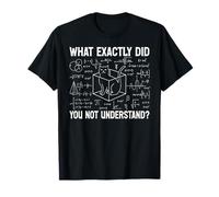 Physics Cat Humor Science Meme Quantum Whiskers Maglietta