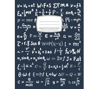 Physics Equations Notebook: College Ruled | 8.5" x 11" | For Students in College and High School and Science Fans