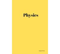 Physics Hardcover Notebook for Students: | Graph Paper Notebook for Students & Teachers | 6x9 inches, 80 Pages of Grid Paper | Yellow Matte HardCover | Ideal for School & College Use