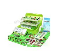 Physics Labs Basic Electricity Discovery Circuit Magnetism Experiment Kits Science Education Toy for Junior Senior High School