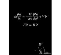 Physics Notebook: College Ruled Quantum Mechanics themed Notebook/Journal fit for Students, Teachers, Teenagers and Physics Lovers | 8.5x11” | 120 pages