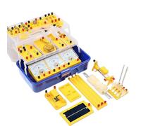 Physics Science Lab Basic Kit Di Apprendimento Iniziale For Circuiti Elettrici Con Scatola For Esperimenti Elettromagnetici Fisica Scienza Kit Educativo