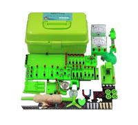 Physics Science Lab Basic Set Di Apparecchiature For Esperimenti Elettrici Su Circuiti, Scatola For Elettromagnetici Scienza Kit Educativo