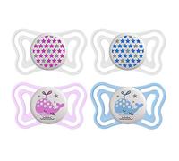Chicco PhysioForma Light 2-6m Lumi succhietto in silicone 2 pezzi colori assortiti
