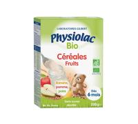 Physiolac Bio Cereali Frutta Banana Mela Pera 6 mesi+ 200 g - Pappa