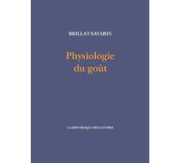 Physiologie du goût