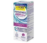 Perrigo Physiomer Plus Baby - Spray nasale per la decongestione dei bambini, 115 ml
