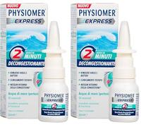 Physiomer® Plus Fresh Spray Nasale 20 ml - Congestione Forte - 3in1: Decongestiona │ Allevia │ Ripristina - Express 1 Minuto│ Elevata concentrazione di Sali │ 6+ anni di età (Confezione da 2)