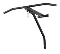 PHYSIONICS® Barra Trazioni con Supporto Sacco, Parete, Max 100 kg | 2-in-1 barra pull-up e gancio sacco da boxe per boxe, MMA e forza, salvaspazio e facile da montare