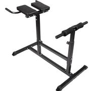 Physionics® Panca per Schiena e Addominali - Altezza Regolabile in 5 Livelli, Fissaggio delle Gambe Imbottito, Carico Massimo 200 kg - Panca Lombari, Iperestensioni, Allenamento dei Dorsali e Addome