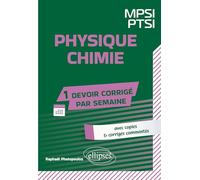 Physique-Chimie. MPSI/PTSI