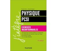 Physique PCSI: Exercices incontournables