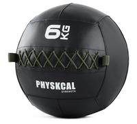 PhysKcal 6 kg Wall Ball, Soft Medicine Ball, Antiscivolo per Allenamento