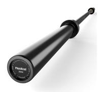 PhysKcal Bilanciere Olimpico da 2,1 m per Sollevamento Pesi e Sollevamento Pesi, bilanciere da 5,1 cm per Squat, stacchi da Terra e Panca, Dischi Olimpici