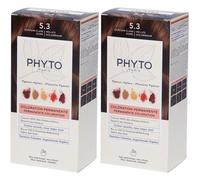 PHYTO Color Kit 5,3 Castano Chiato Dorato 2x1 pz Set