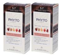 PHYTO Color Kit 5,7 Castano Chiaro Tabacco 2x1 pz Set