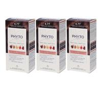 PHYTO Color Kit 6,77 Marrone Chiaro Cappuccino 3x1 pz Set