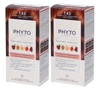 PHYTO Color Kit 7,43 Biondo Ramato Dorato 2x1 pz Set