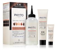 Colorazione Permanente 5.35 Chatain Clair Chocolat Tinta Naturale Luminosa Intensa 5.35 Phyto