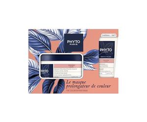 Phyto - Colore - Cofanetto maschera da 200 ml - Capelli colorati, screziati - Prolunga la lucentezza - Nutre la fibra - Ripara - Dona lucentezza - Shampoo 50 ml in omaggio
