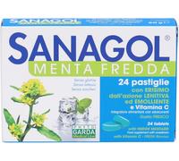 phyto garda sanagol Sanagol Menta Fredda Integratore 24 Caramelle