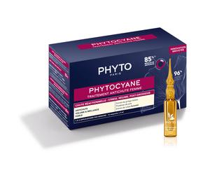 Phyto Phytocyane Trattamento Anticaduta Capelli per Donne Caduta Temporanea 12x5 ml