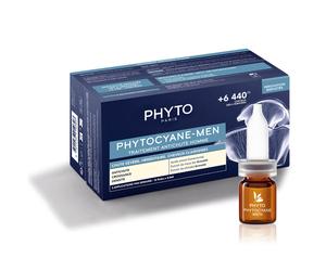 Phyto Phytocyane Trattamento Anticaduta Capelli per Uomini Caduta Progressiva 12x5ml