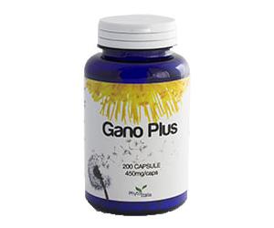 Phytoitalia Integratore Gano Plus con Reishi e Vitamina D3, 200 capsule