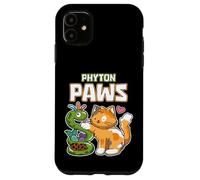 Phyton Paws Funny Cat Snake Python Sviluppatore di programmazione Custodia per iPhone 11