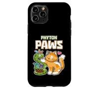 Phyton Paws Funny Cat Snake Python Sviluppatore di programmazione Custodia per iPhone 11 Pro