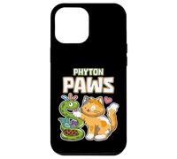 Phyton Paws Funny Cat Snake Python Sviluppatore di programmazione Custodia per iPhone 12 Pro Max