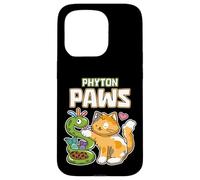 Phyton Paws Funny Cat Snake Python Sviluppatore di programmazione Custodia per iPhone 15 Pro