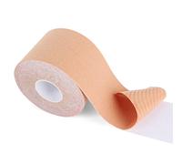 PHYTOP Beige Nastro Kinesiologico 5cm x 5m Rotolo Intero - Cerotto Terapeutico Professionale per Sollievo dal Dolore e Supporto Muscolare