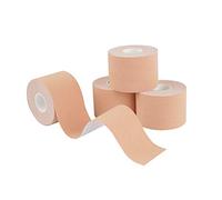 PHYTOP Nastro Kinesiologico Supporto Muscolare e del Ginocchio, Taping Kinesiologico impermeabile ed elastico (4 confezione, beige)