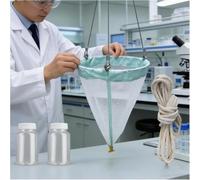 Phytoplankton Collection Nets Kit with 2 Collection Bottles