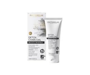 Phytorelax DETOX CHARCOAL Maschera viso sos detox antinquinamento - 75 ml