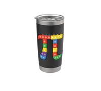 Pi Bricks Pi Blocks Happy Pi Day Master Builder Mattone Bicchiere termico in acciaio inox doppia parete