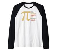 Pi: Come Un Numero Normale ma infinitamente più Fresco Maglia con Maniche Raglan