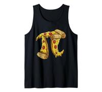 Pi Day Pizza Pi Divertente Matematica Cibo 3.14 Insegnante Bambini Distressed Canotta
