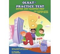 Pi For Kids OLSAT Practice Test Gifted and Talented Prep for Kinderg (Tascabile)