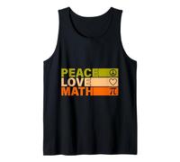Pi giorno, Pace Amore Matematica Vintage Matematica Nerd, pi giorno Canotta